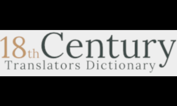 Logo. EUTEC. 18th Century Translators Dictionary