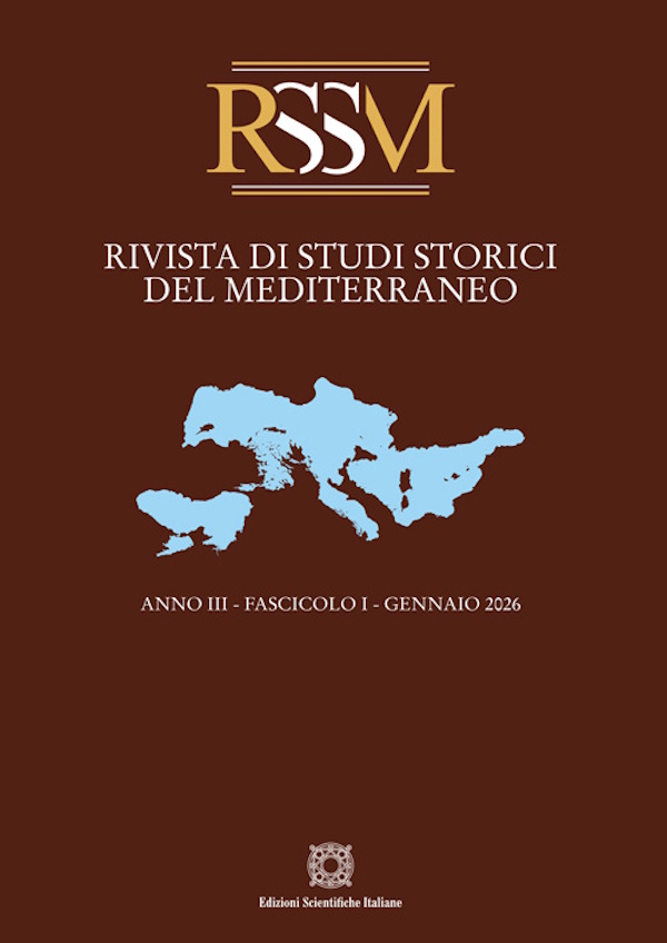 Rivista di Studi storici del Mediterraneo 1/26, anno III - fascicolo 1 - gennaio 2026